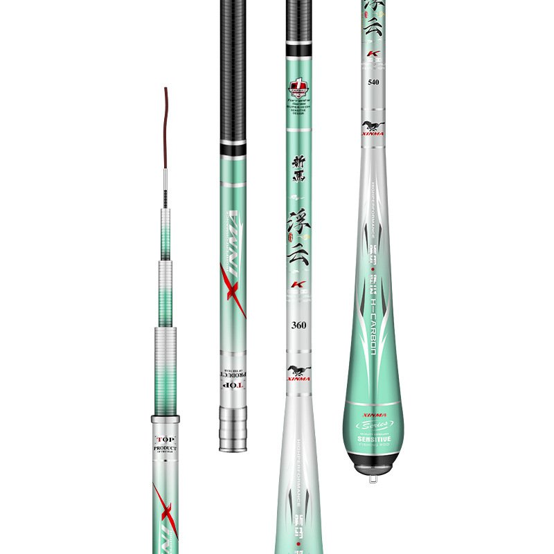 Weihai's new horsefish pole is so light and so hard that it's so thin that it's 28 carp to 19