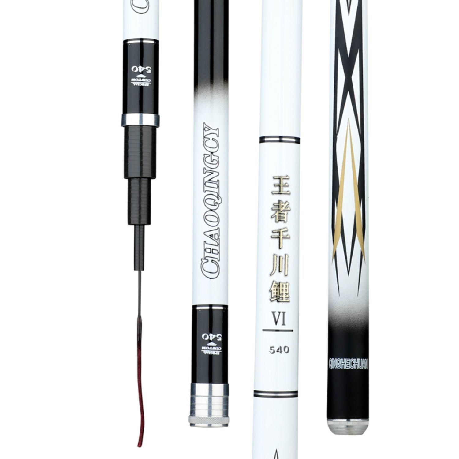 The Han Dynasty King Chiagawa River High Carbon Fishing poles are over 28 and the poles are over 19 and light