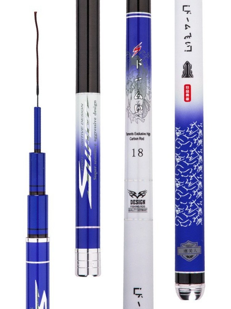 inokazu's new pole carbide 3.6 m 5.4 m fishing pole 7.2 m long node