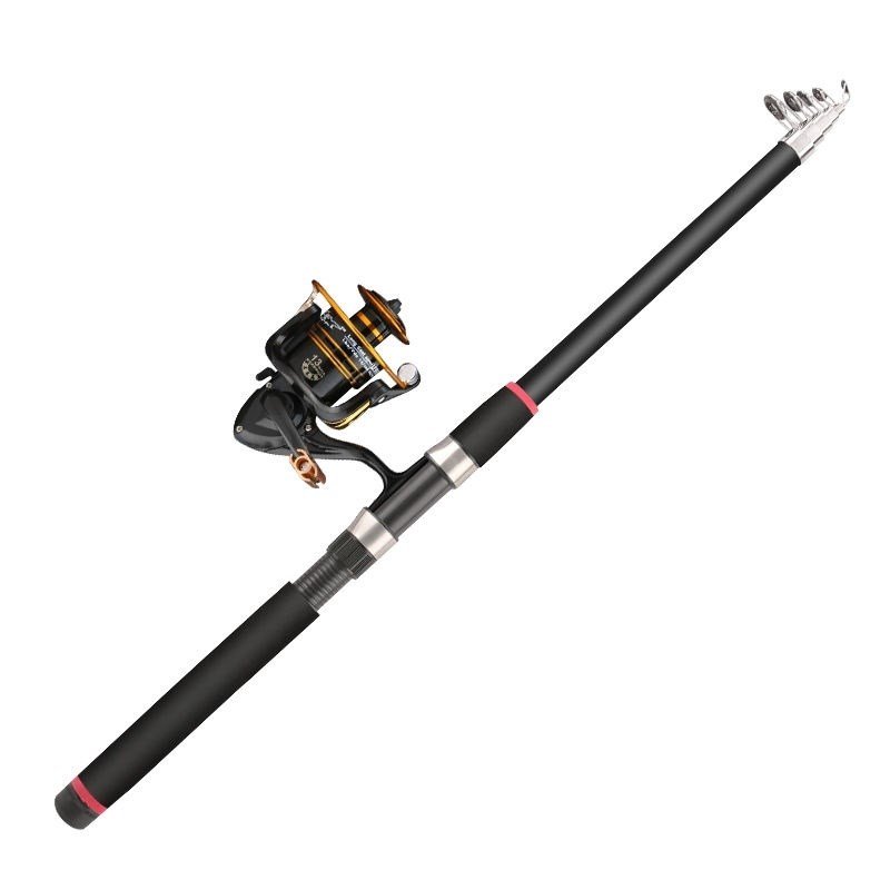 A strong, four-season porcelain fishing pole with a super-hard-buttoned, super-light-throwing pole