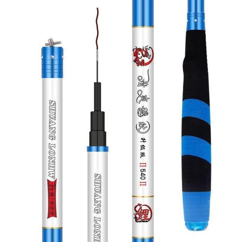 Dragon-grained wall 4.5.5.4 long-seat fishing poles 2 minus 7 plus 5 super-rigged poles 6 times 3 times 4 times