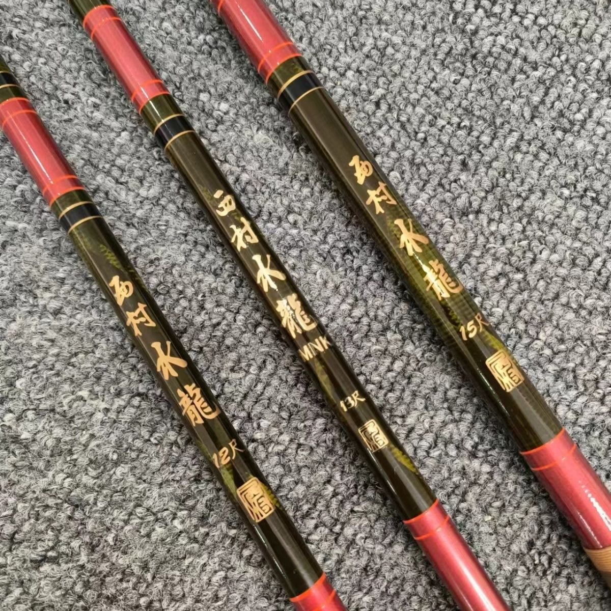 West Village Dragon high carbon pole, 28% high carbon-weight, hard-core carp poles, all coated