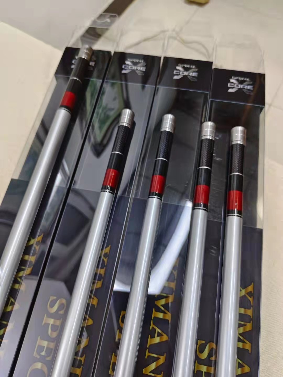 HIGH-CARBON-FISH POLES, 28-TO-MINUS, SUPER-RIGID, SUPER-RIGID, LONG-WIELDED CARP POLES