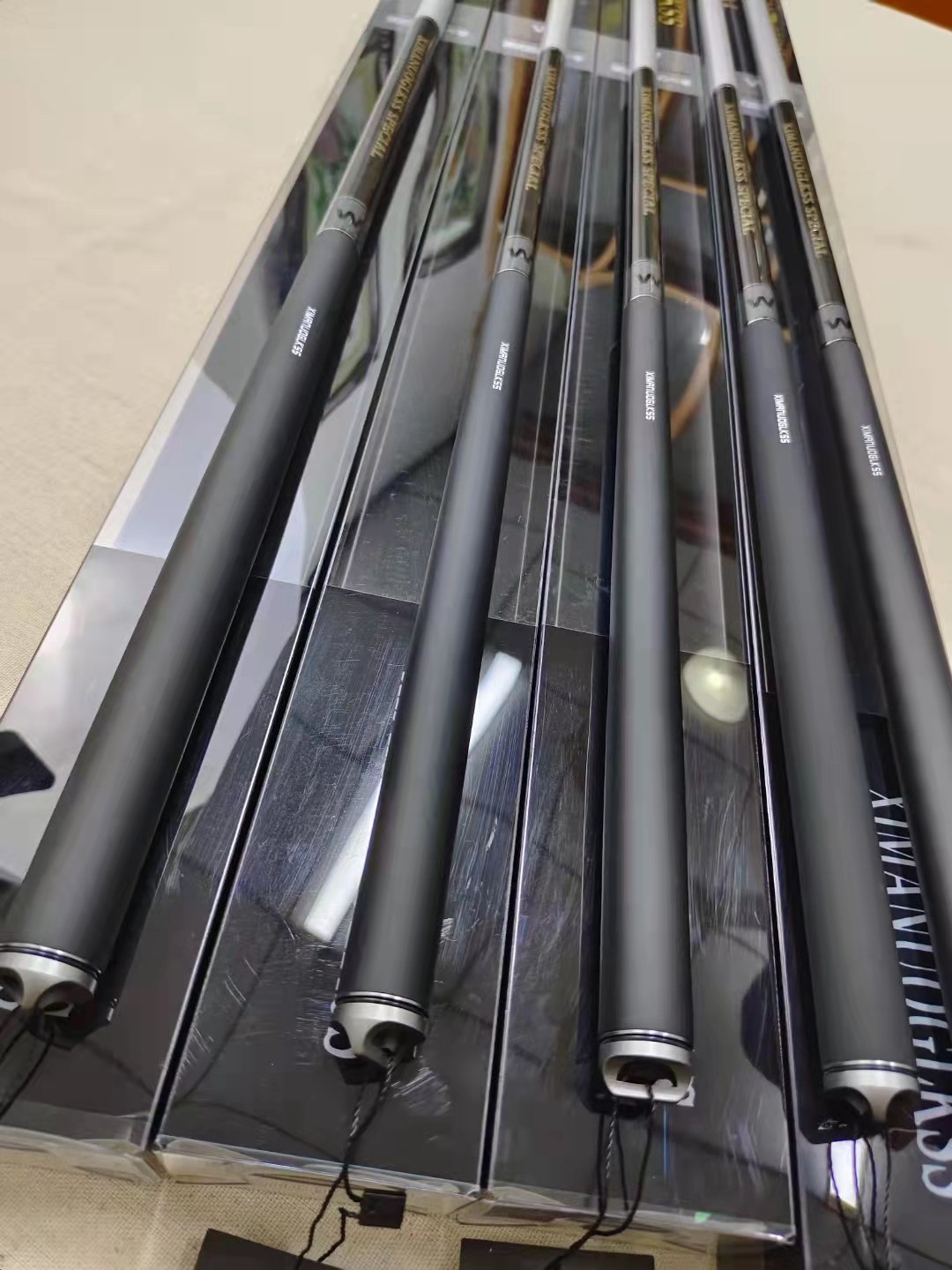 HIGH-CARBON-FISH POLES, 28-TO-MINUS, SUPER-RIGID, SUPER-RIGID, LONG-WIELDED CARP POLES