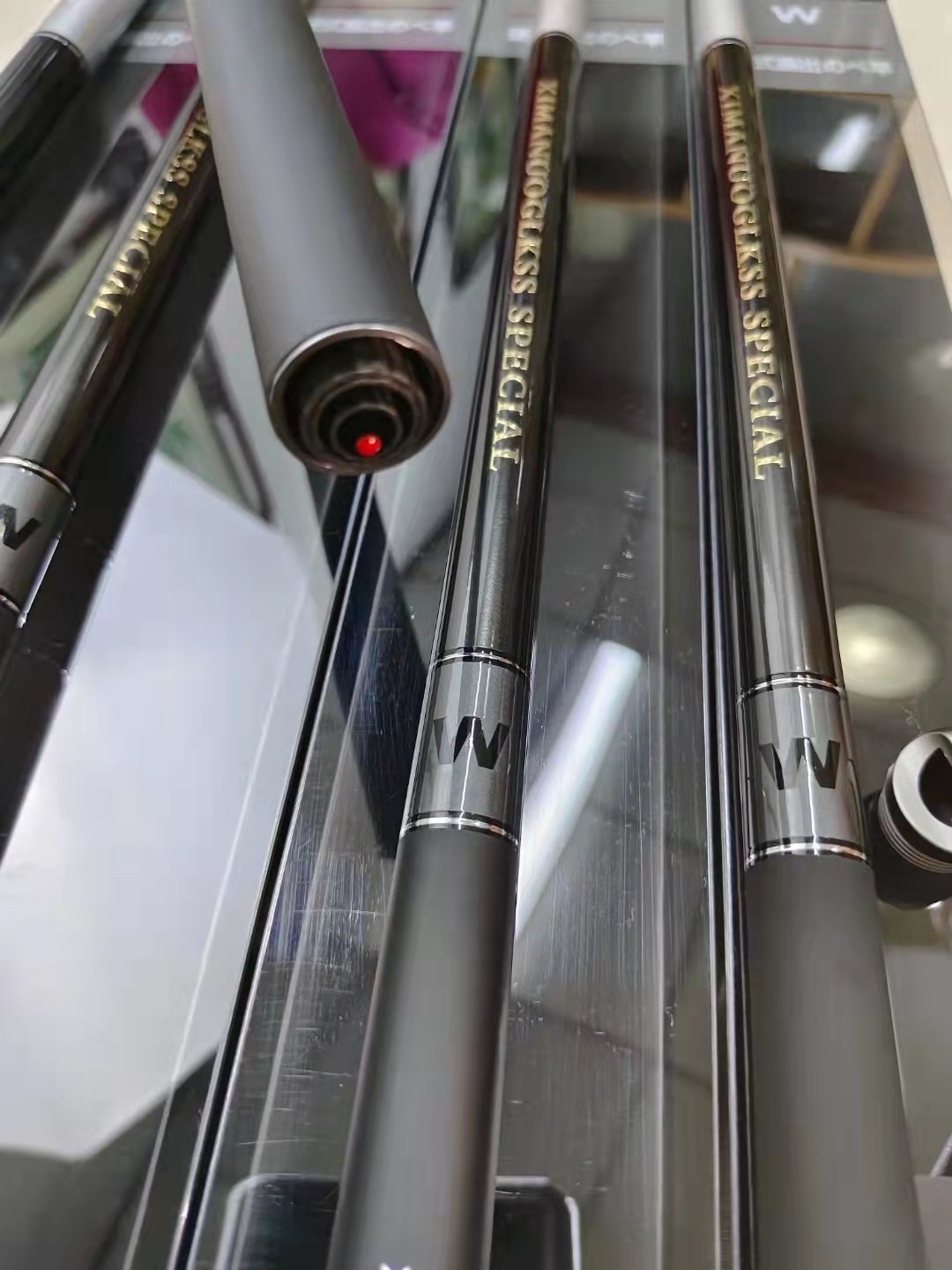 HIGH-CARBON-FISH POLES, 28-TO-MINUS, SUPER-RIGID, SUPER-RIGID, LONG-WIELDED CARP POLES