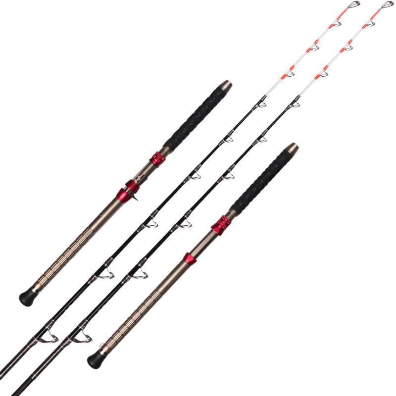In the depths of a fishing pole, the metal hand of a fishing pole uses a pole to make the pole super-hard