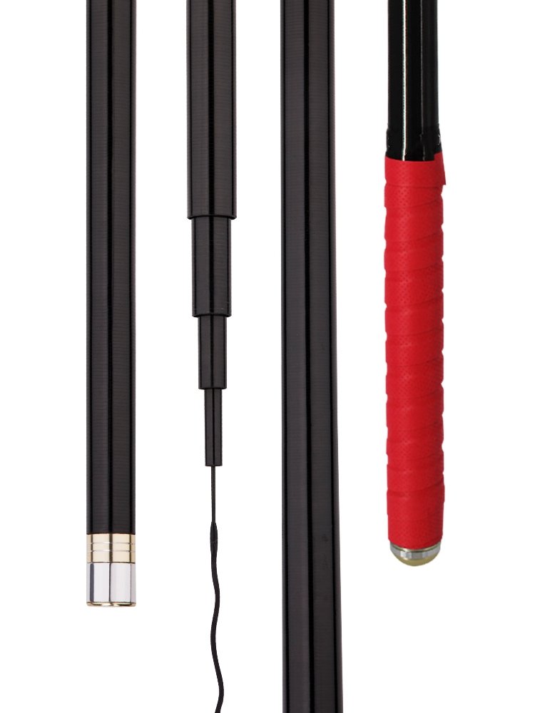Black stick pole 5h6H12H pole 19pm 8H super-light, super-hard pit fighting 4.5 m