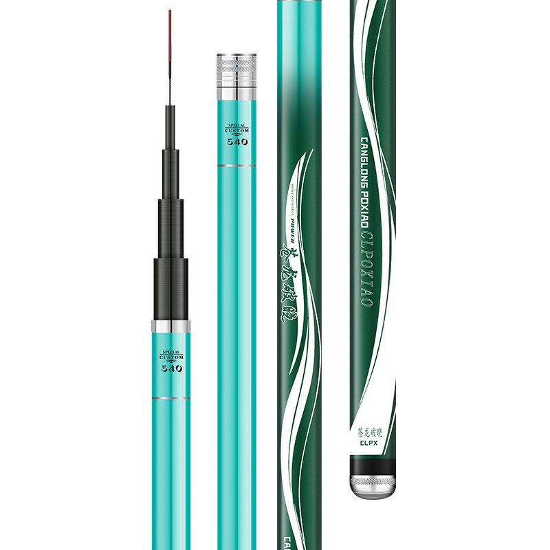 Han Ding's Zhuen Carbon Roof rods are too light and too hard for a black hole pole