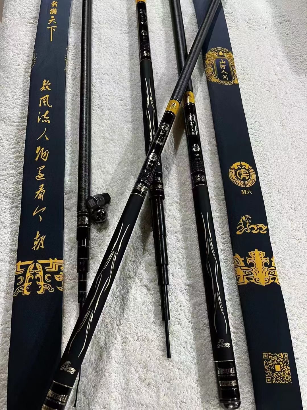 THE NEW ONE'S FULL OF LIGHT-SIZE M6-SIZE BLACK PIT WALL POLES