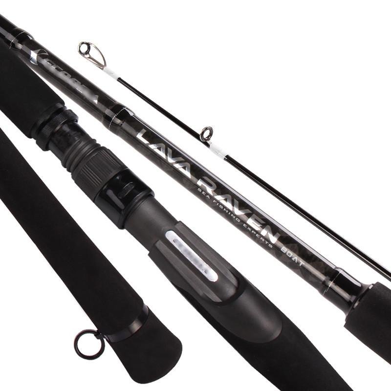 Seaboard-handed offshore poles with the handle of a fishing pole