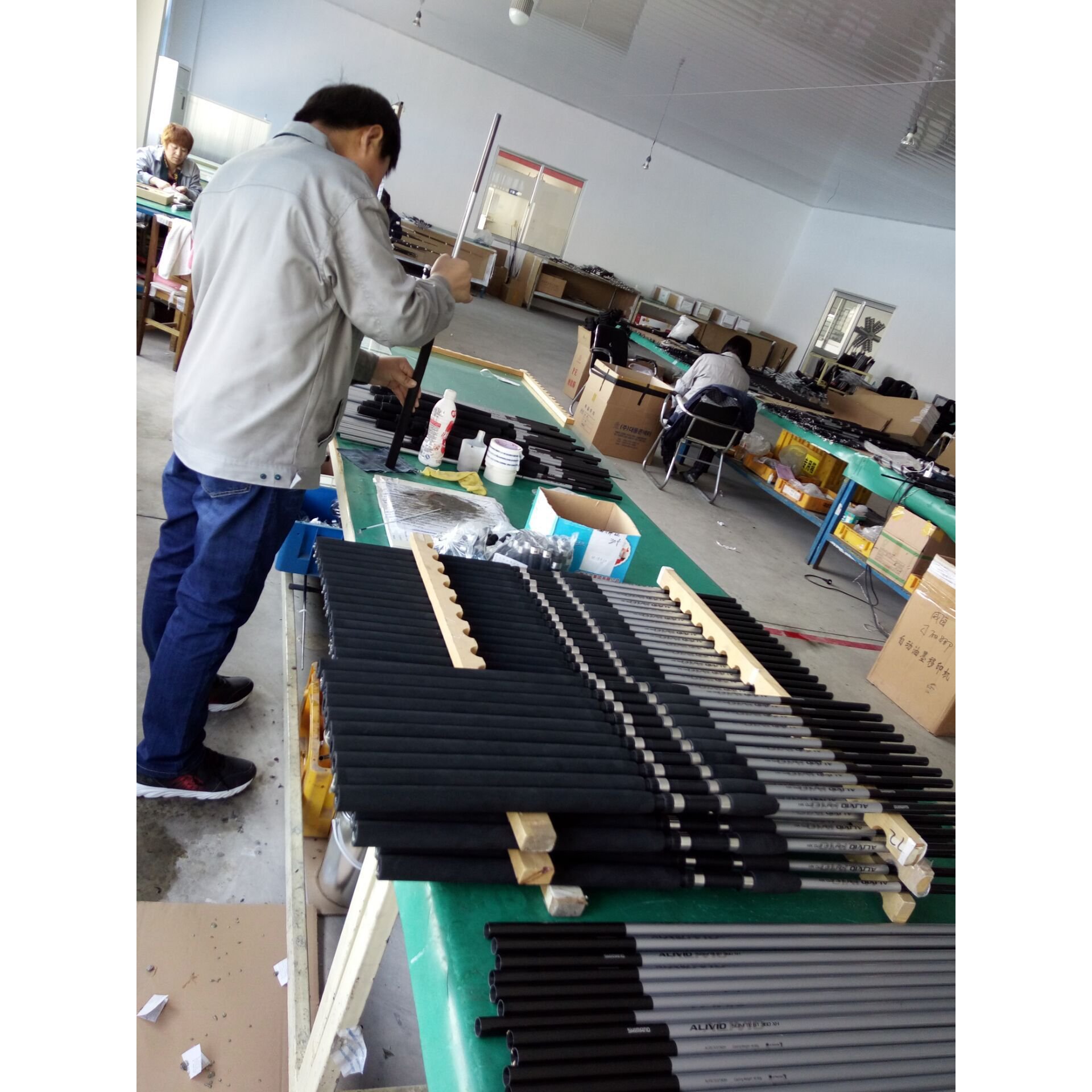 Super-light and super-hard landing poles 2.4/2.7/3.0/3.3/3.6/ 3.9 m 4.2 m long drop rods