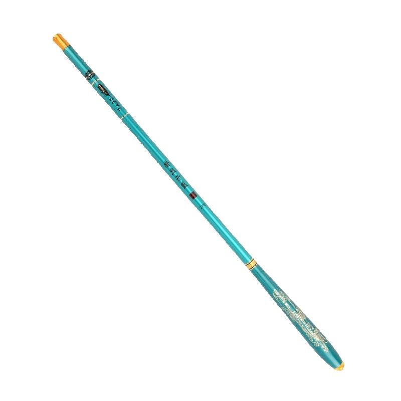 A mini-fish pole with a portable super-fast, super-rigged fishfish and shrimp pellets