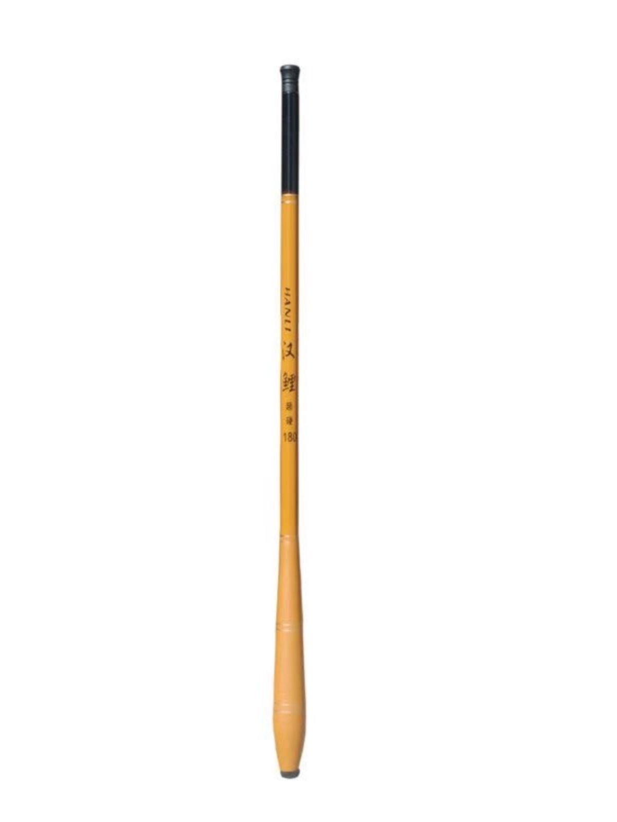 The mini short stream pole is so light and so thin that you can take a rod and a shrimp pole