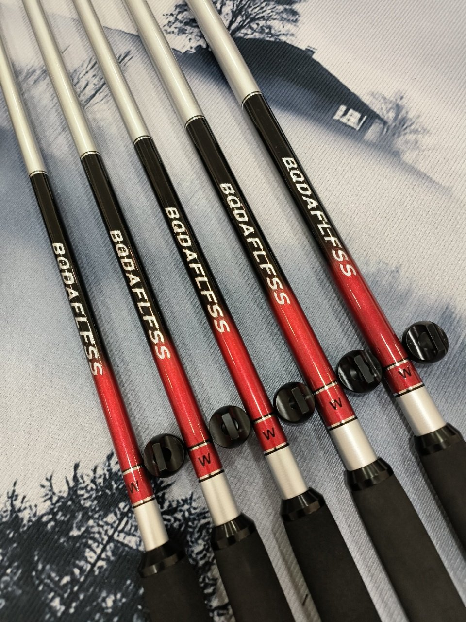 THE NEW BQDAFLFSS 19 IS A HIGH-CARBON, SUPER-LIGHT, COMFY, SMOOTH-FIELD POLE