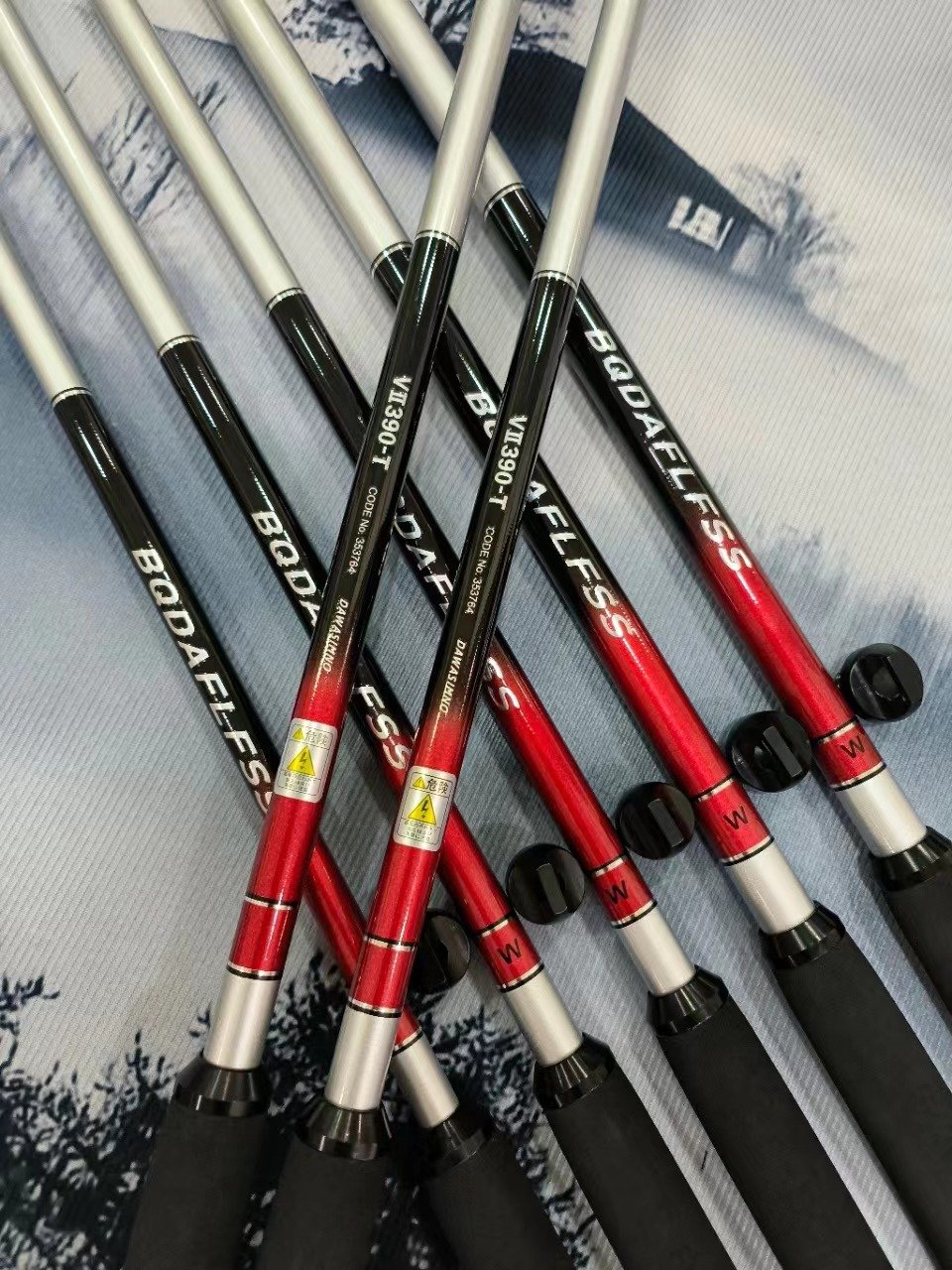 THE NEW BQDAFLFSS 19 IS A HIGH-CARBON, SUPER-LIGHT, COMFY, SMOOTH-FIELD POLE