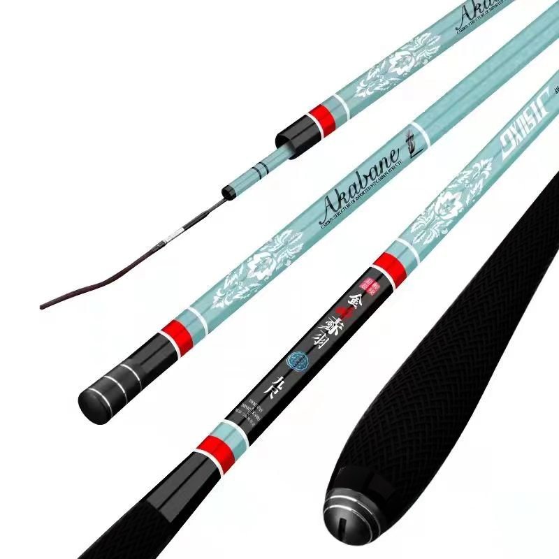 Japanese imports of the Jubilee Manoe fishing poles, the super-light, super-hard, 28-tt-high carbon poles, streaming