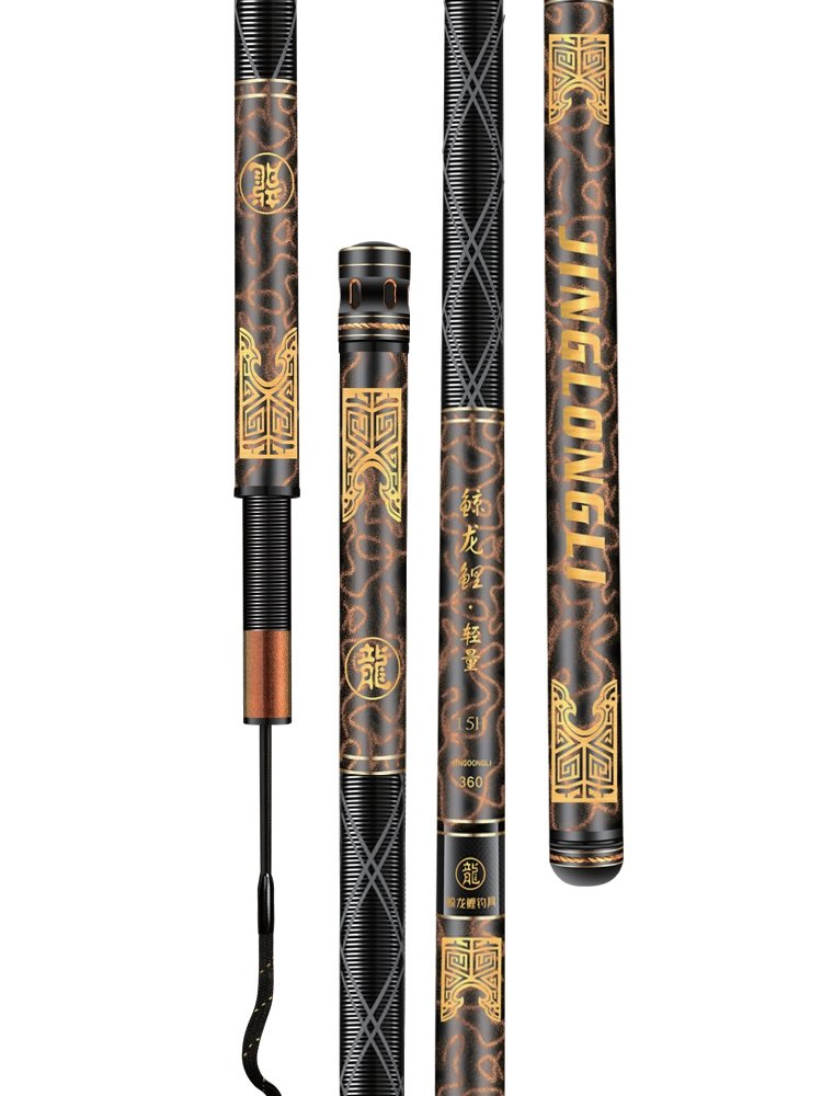WHALE ROUND 15H COWFISH POLES, 19 INCHES OF SUPER-HEAVY, BIG-HUT, BLACK-PIT FISH POLES, 18H VIOLENT SLINGS