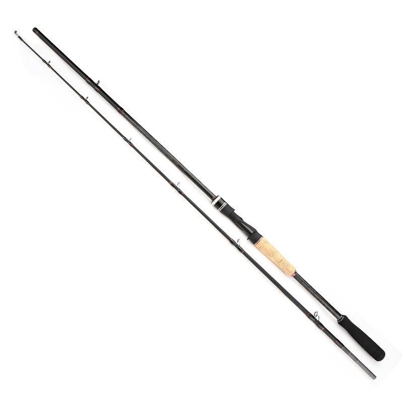 CARBIDE XXH LIGHT AND HARD-TO-DRIVE RODS, BLACK-HANDED FISH POLES, LONG-DISTANCE DROP-DOWN DROP-AND-ROLLER POLES