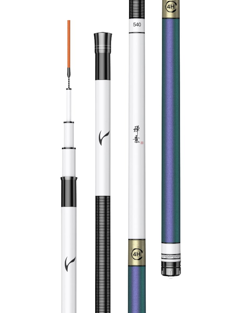 New fishing pole poles over and above 28-truck black pits, 19-truck rods, carp poles
