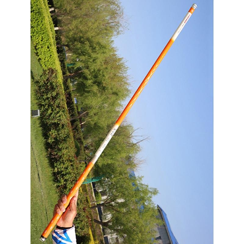 Scrambled steel rods, scrambled steel poles, scrambled fish poles, black-coloured water stream
