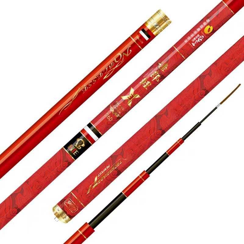 Shanghai fishing poles, 28 fishing poles, big poles, black pits, 3.6, 4.5 meters, fishing poles