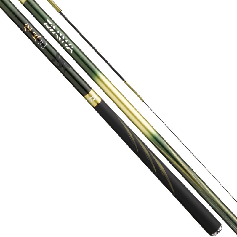 DAIWA/DABW TYPHOON LINE POLES INTEGRATED BLACK PITS AND RECREATIONAL RODS