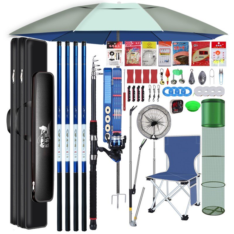 Fishing poles are full of new-hand rods, fishing gear and gear