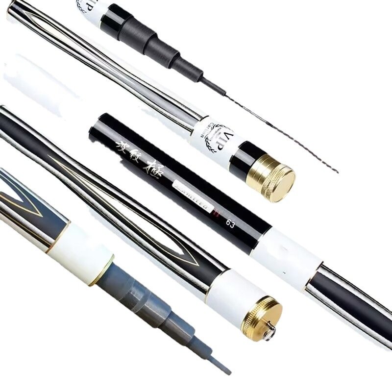 Han Ting 2024-banded Japanese carbon-coated poles 28-tight super-hard hand rods long-seasoned fish poles