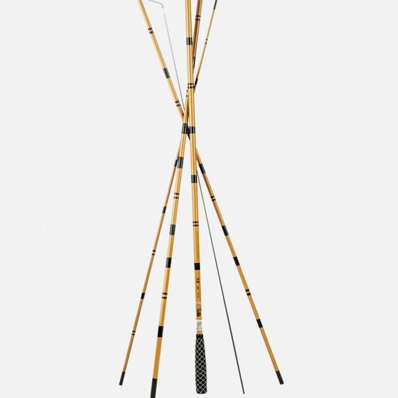 A 2-metre-long pole. A 4.5-thirty, super-light, super-hard rod