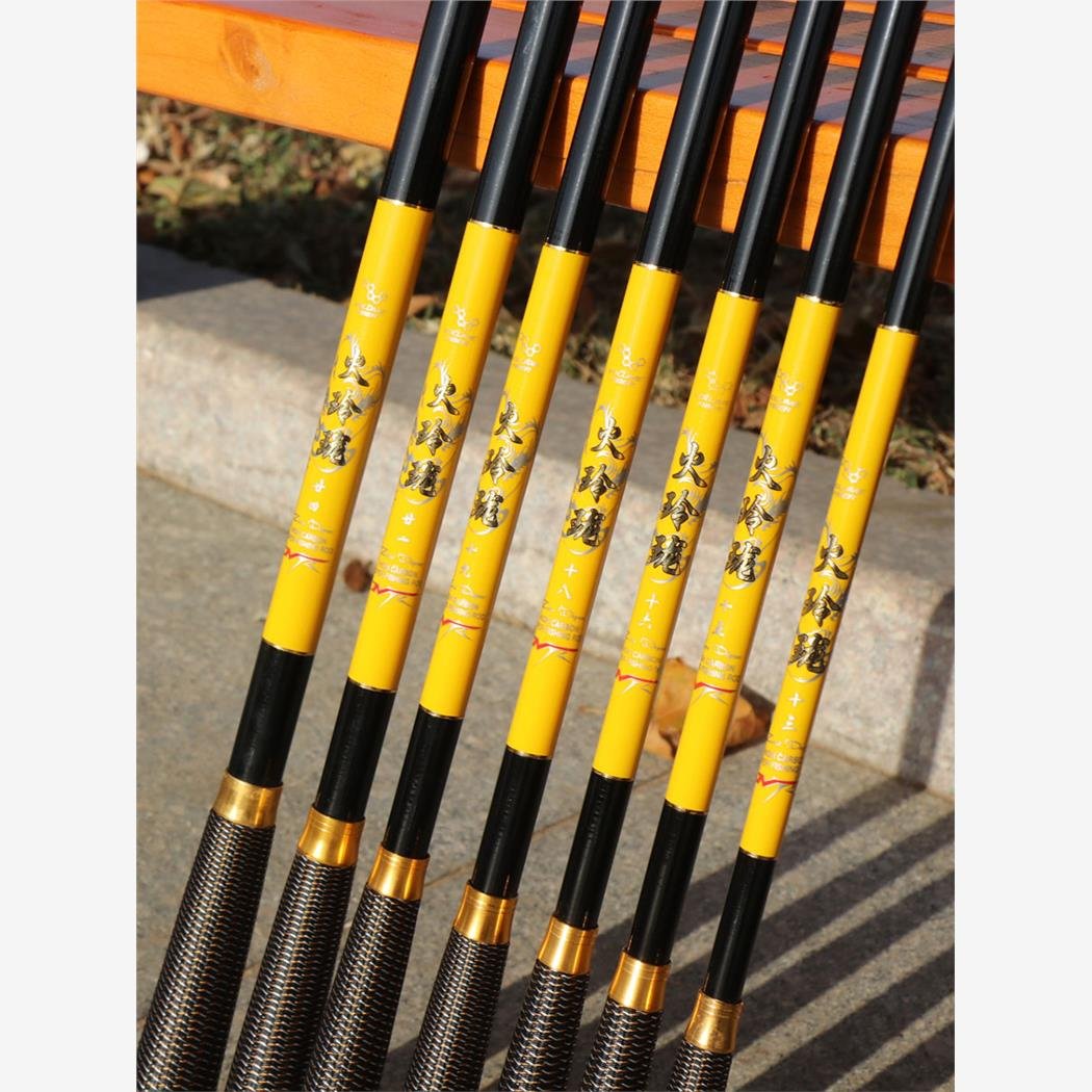 Special-priced carbon-based long-barrel fishing poles and rods are too light and too thin