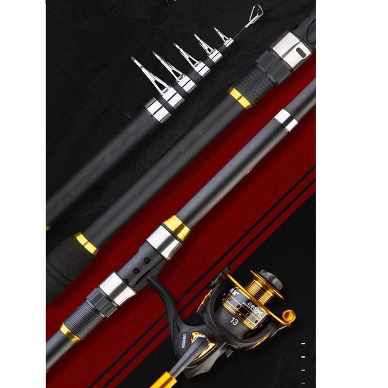 New paragraph with a full set of parts for the cross-border fishing combination of heavy-heavy poles with rods