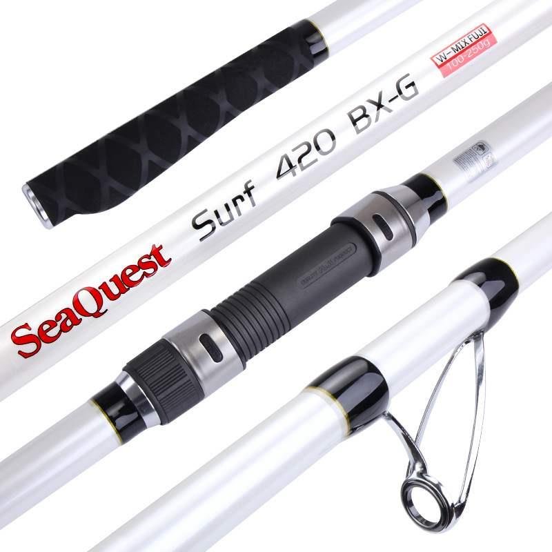 East-fish anchor poles and poles dropped 4.2.4.5 m light and hard-buttoned fish on the beach