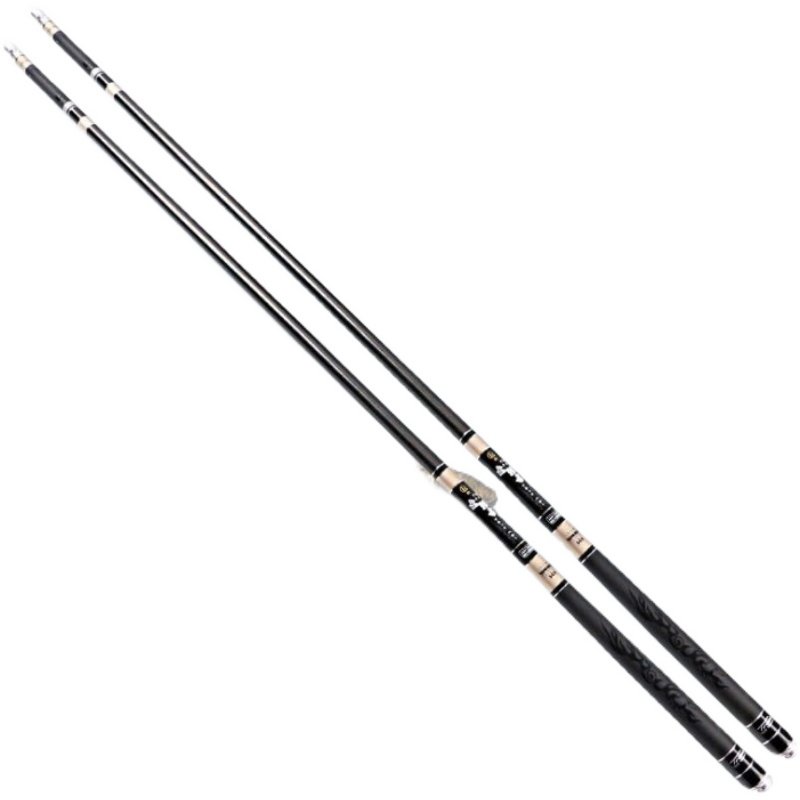 High carbon-reverse silk-coated rods, 28 inches, super-light, super-rigid poles. Fish rods