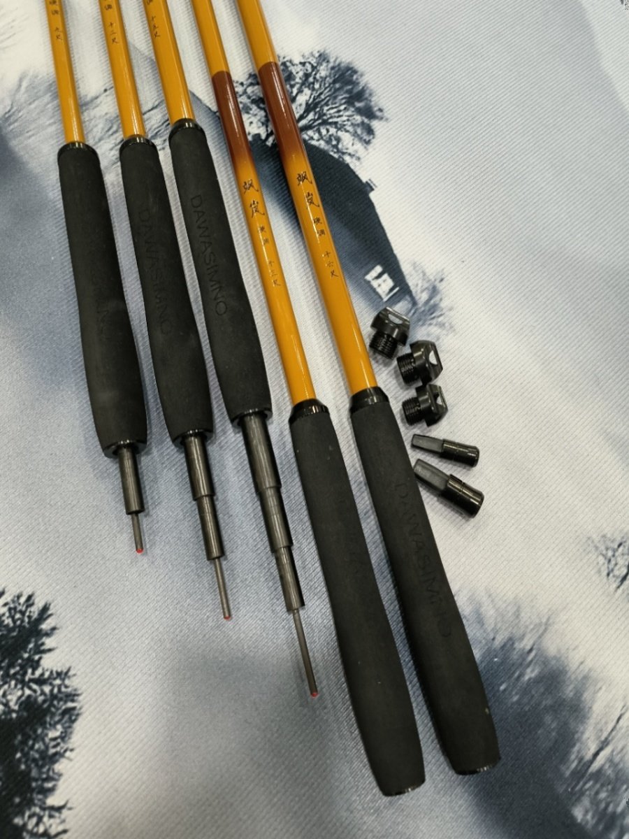 DAWASIMNO 19 TO MIMIC MACKEREL POLES, HIGH-CARBON, SUPER-HARD, COSY POLES