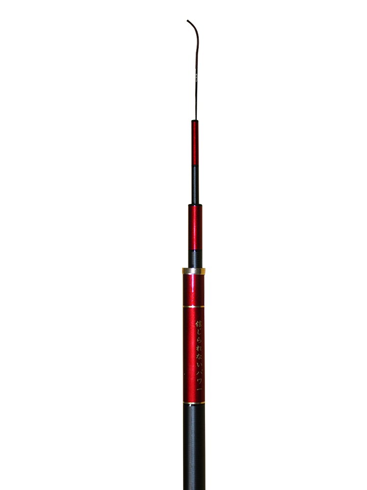 A FISH POLE WITH A LIGHT, SUPER, SUPER-RIGID POLE OF 28 TO 55 T HIGH-CARBON-SPIRITED IMPORTS OF WILD FISH WITHOUT A HEAD START