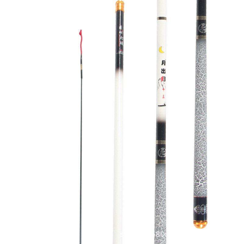 small, integrated fishing poles, super-light, super-rigid poles