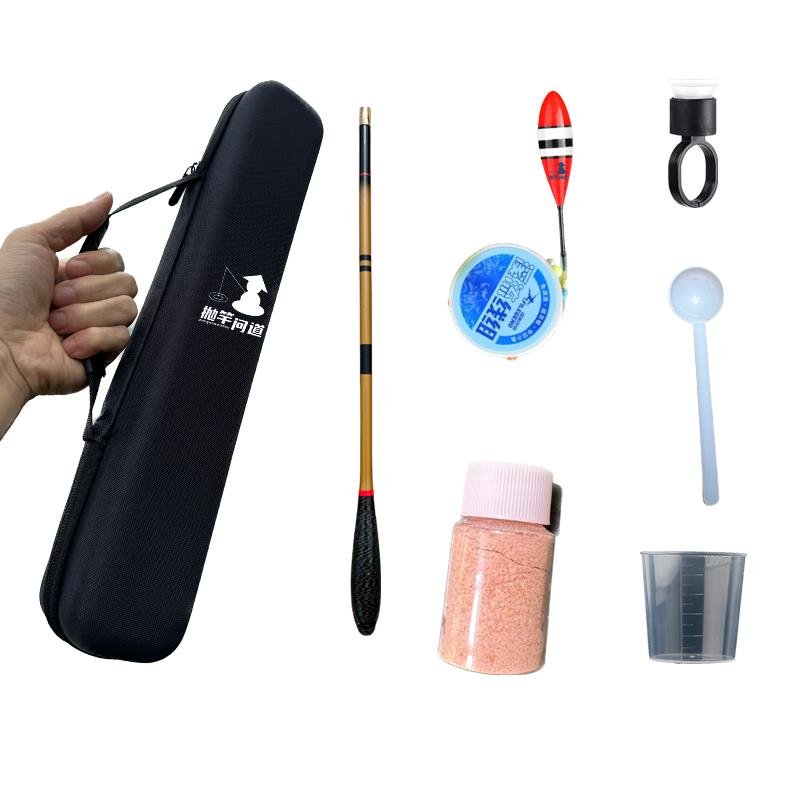 I've been asking about little fish poles, short fish rods, little fishsters, and the new girl, she's wearing a brook