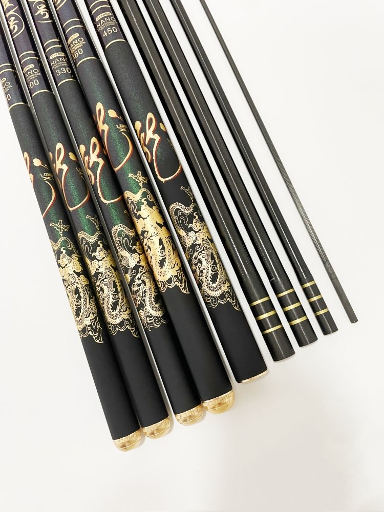 super-light 6h black pit poles, super-light, super-hard fishing poles 2.7 m3 m3 3 m3m carpfish gills 10 brands