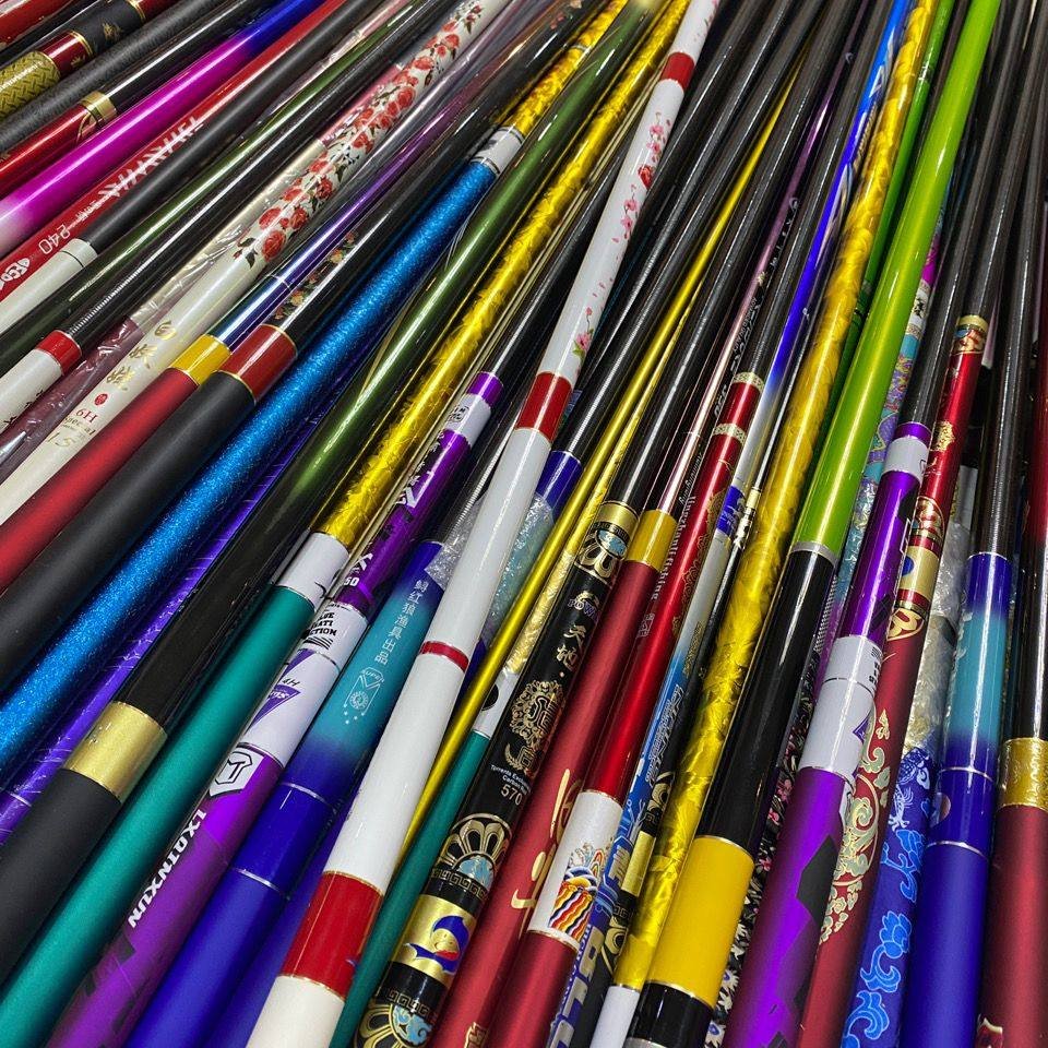 The Handing factory handles silo brand-named fishing poles and randomly issues special price rods.