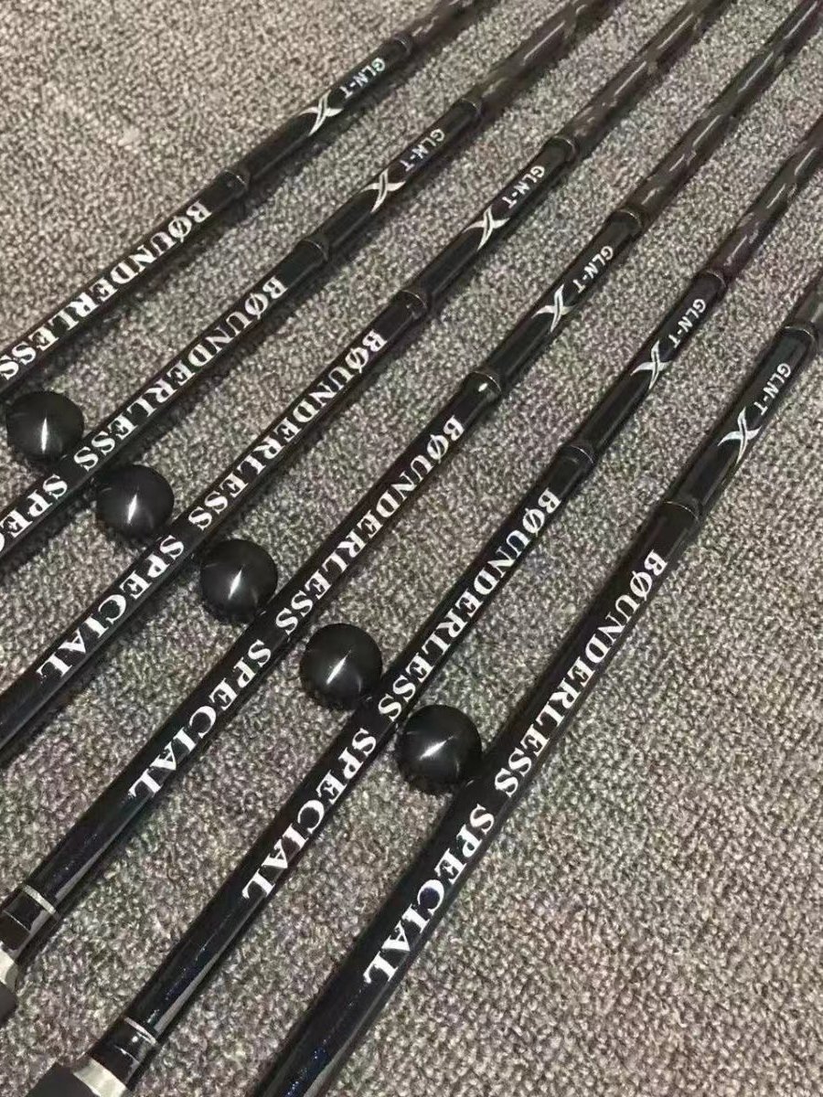 THE ORIGINAL GLN HIGH-CARBON PLATINUM ROD, 37-TALL SUPERLIGHT POLE, CROSS-CARBON BELT 3.6.3.4.5/5.4 M POLE