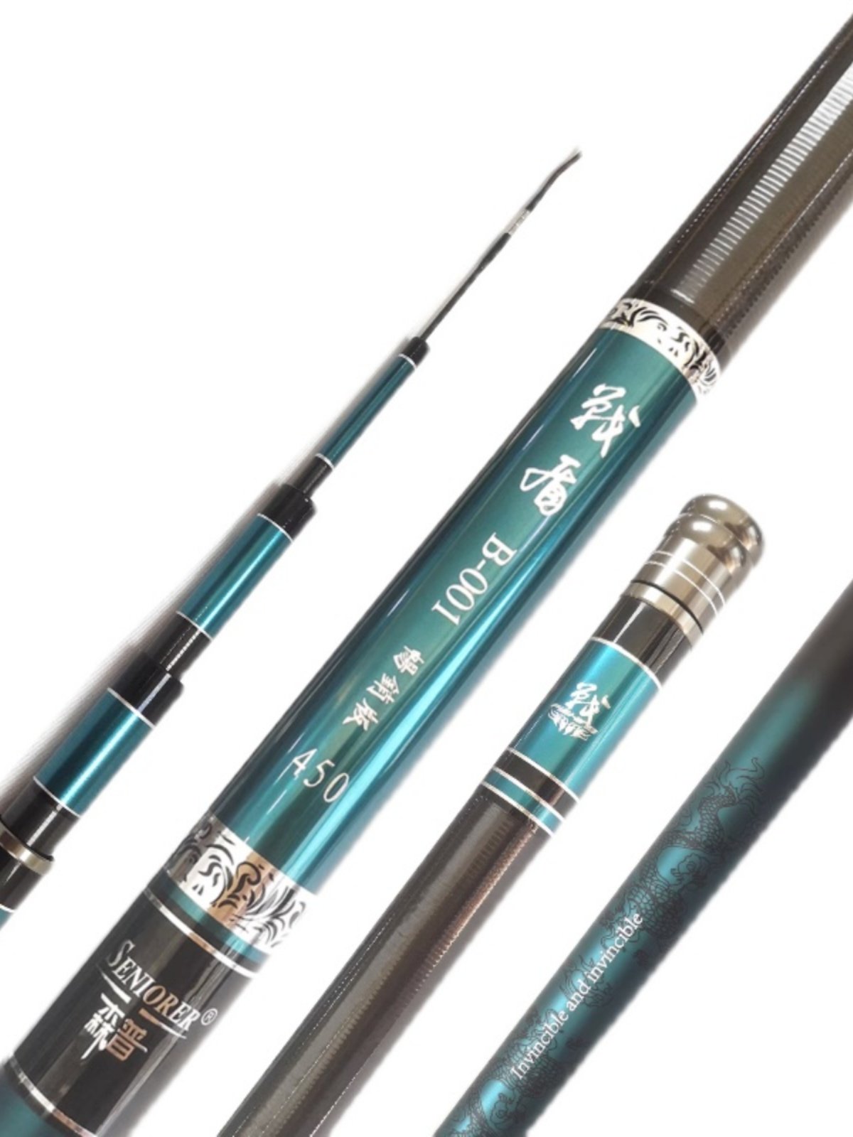 THE SHIELD POLE B001, THE BLACK PIT POLE, THE 6-8H MODULATED LAKE BANK