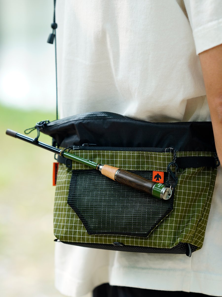 PELICAN FISHING, SMALL FISH FISHING, PTS SERIES, PORTABLE, SUPER-SHORT POLES, SUPER-LIGHT CARBON FIBRE, 1.2 METERS
