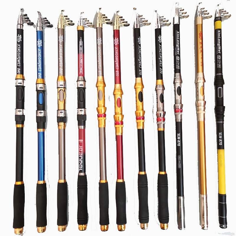 Sealine rods dropped at a distance of 3.6 metres of poles full of geared rods