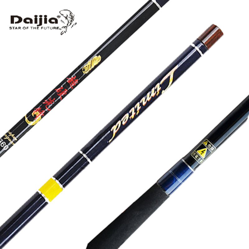Dai's short-band super-hardhead 3.6m7.2m super-rigid 28-bit carbon-coated pits of a brook-flowing pole