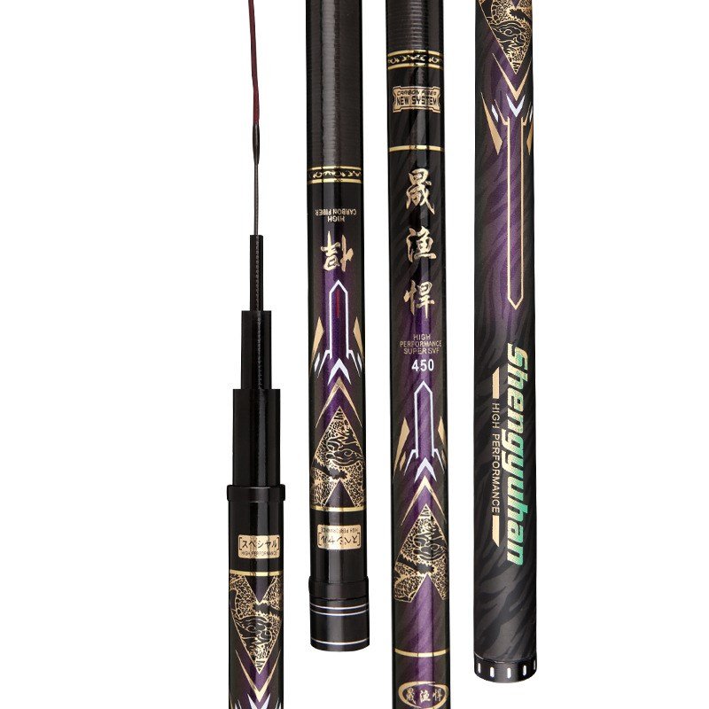 FISHING GEARS WITH CARBIDE POLES 28 TO 5H. A POLE
