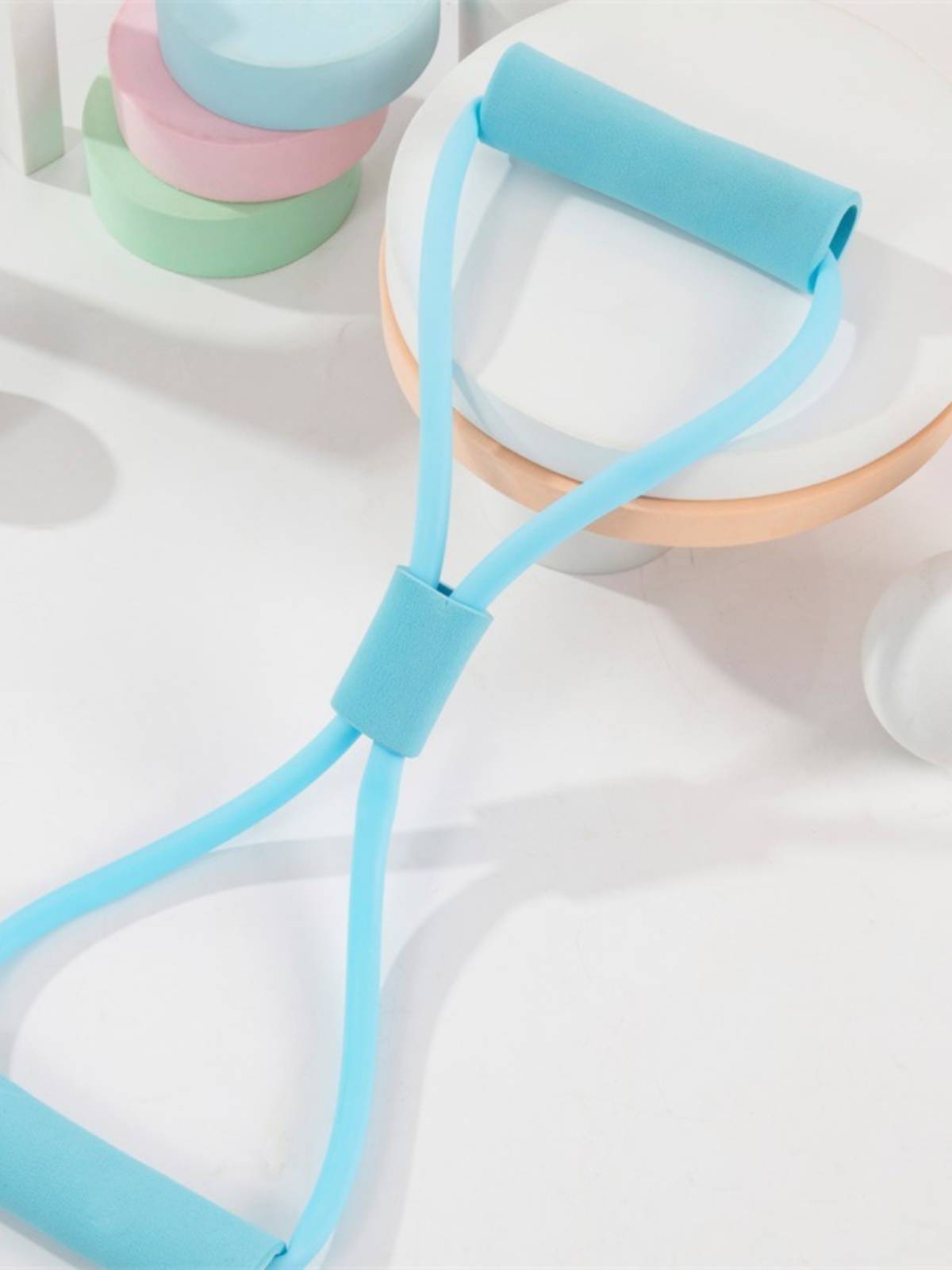 8 -character tattoors open shoulder beauty back yoga fitness training equipment elastic band durable chest expansion eight -character tension rope