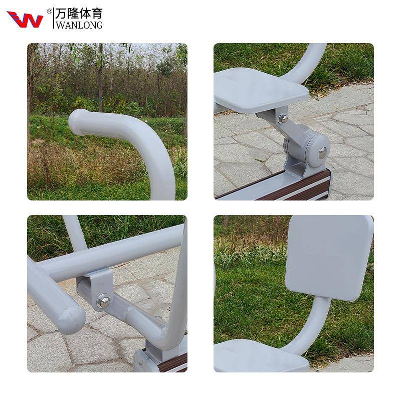 Outdoor fitness equipment new country "plastic plastic wood aluminum and wood outdoor fitness path community square sports equipment rowing ware