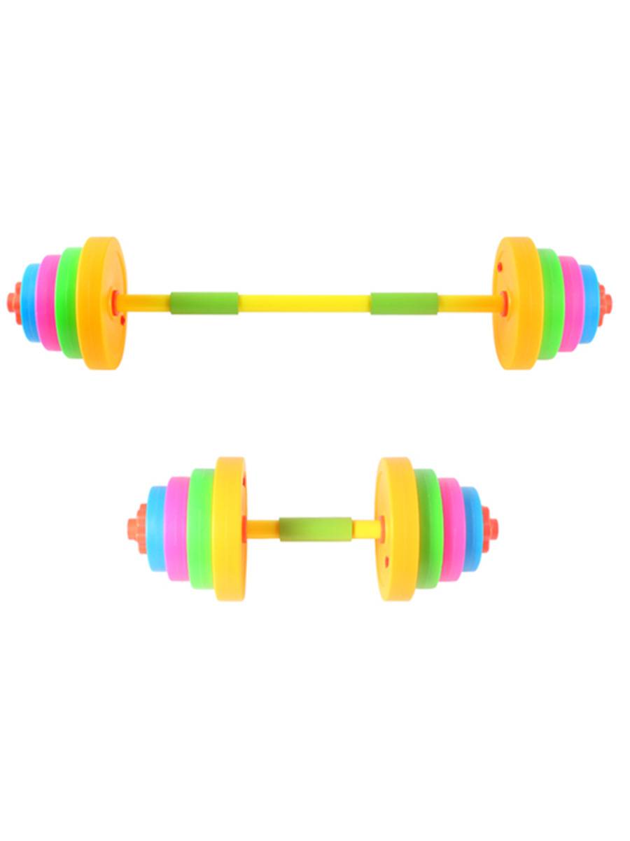 Dumbbell barbell toy Children Primary School boys can regulate weight water injection of water -filled sandy kindergartens fitness practice arm motion
