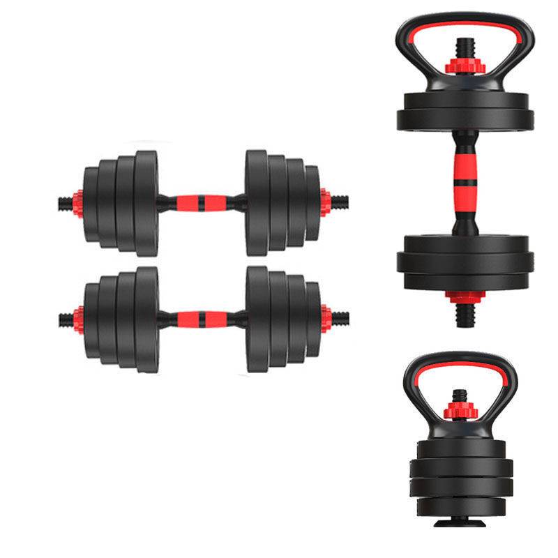 Dumbbell men's fitness home exercise equipment set combination combination barbell women's bag glue adjustable weight Yaling a pair