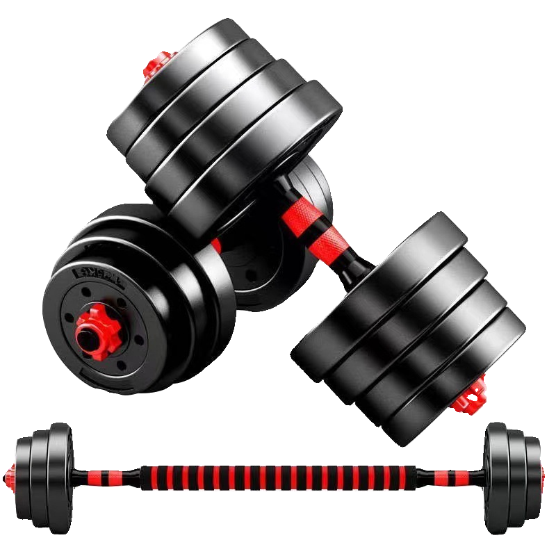 Dumbbell men's fitness home exercise equipment set combination combination barbell women's bag glue adjustable weight Yaling a pair